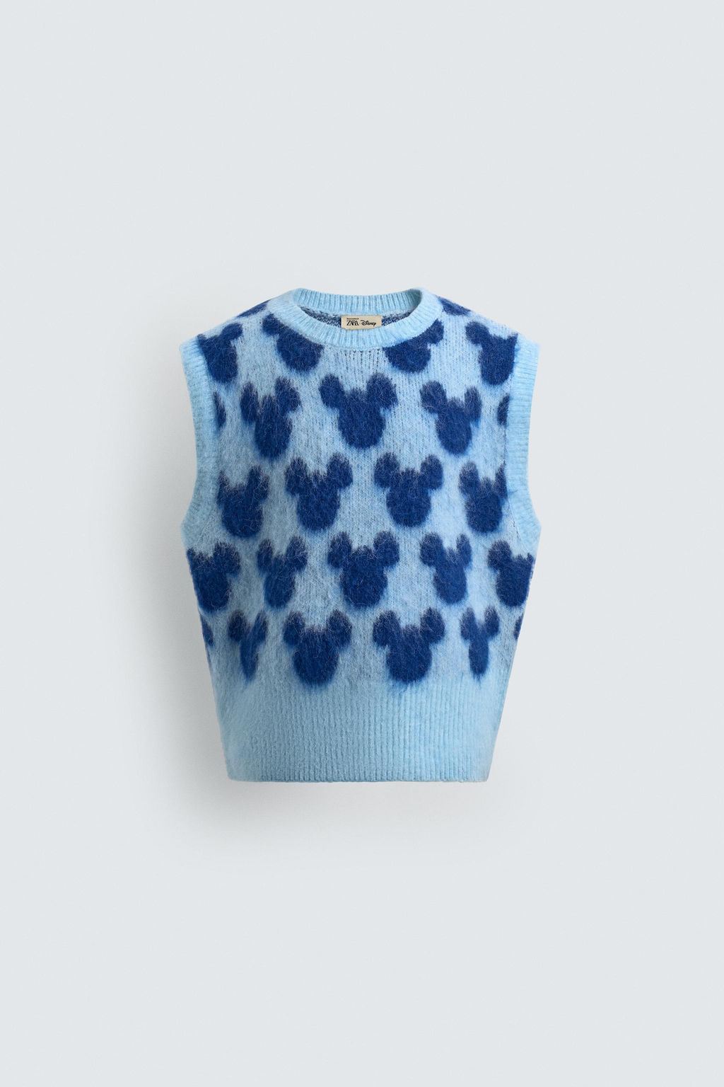 MICKEY SILHOUETTE KNIT VEST HARRY LAMBERT FOR ZARA X DISNEY