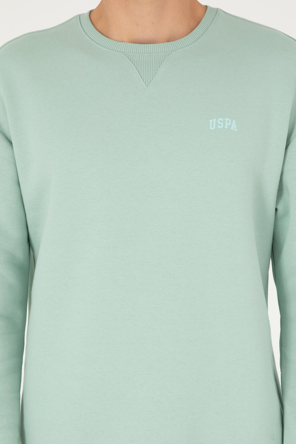 Мужская базовая толстовка зеленого цвета Неожиданная скидка в корзине - U.s. polo assn фото 6