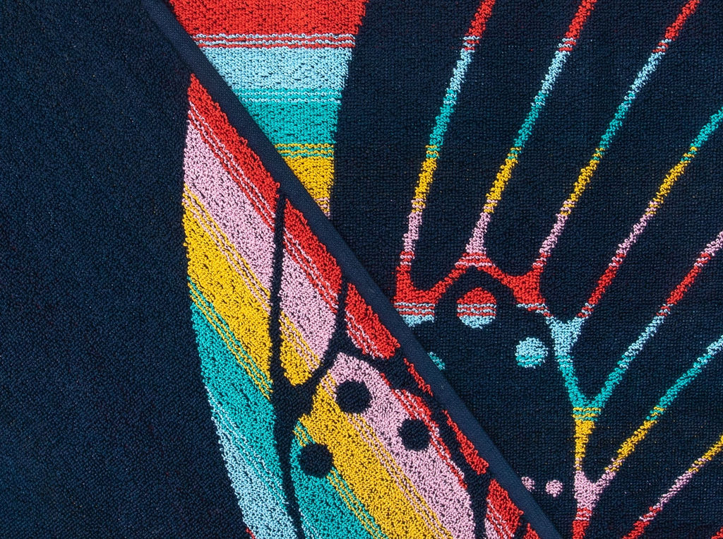 Полотенце махровое 6с102.411ж1 Бархатный сезон (т.радужка) 67х150см