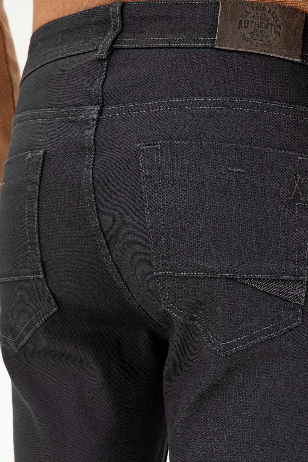 Мужские джинсовые брюки антрацитового цвета Неожиданная скидка в корзине - U.s. polo assn фото 6