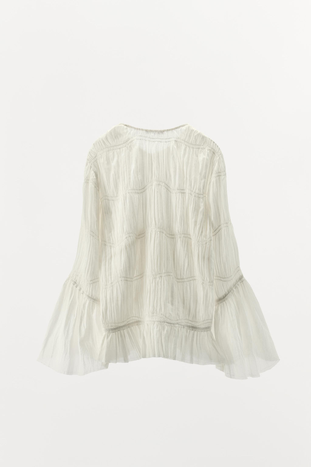 ASYMMETRIC TEXTURED BLOUSE - LIMITED EDITION - Zara фото 11
