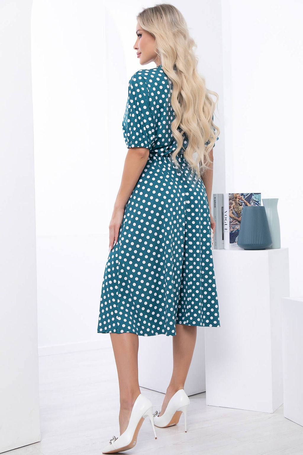 Платье Беверли (изумруд) П7037 - Lt collection фото 2