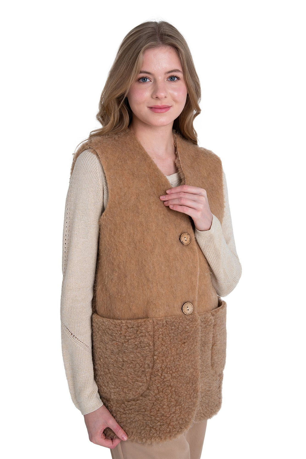 Жилет женский Комфорт - Woollamb фото 15