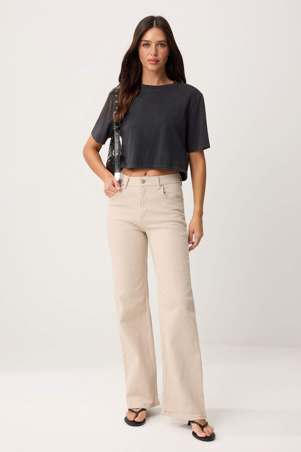 Mavi Yuksek Bel Comfort Wide Leg Palazzo Jeans TWOAW26JE00084 - Trendyolmilla фото 18