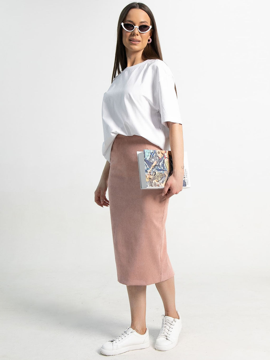 Юбка вельветовая Ялта (розовая) Ю15206-10М - Lt collection фото 5