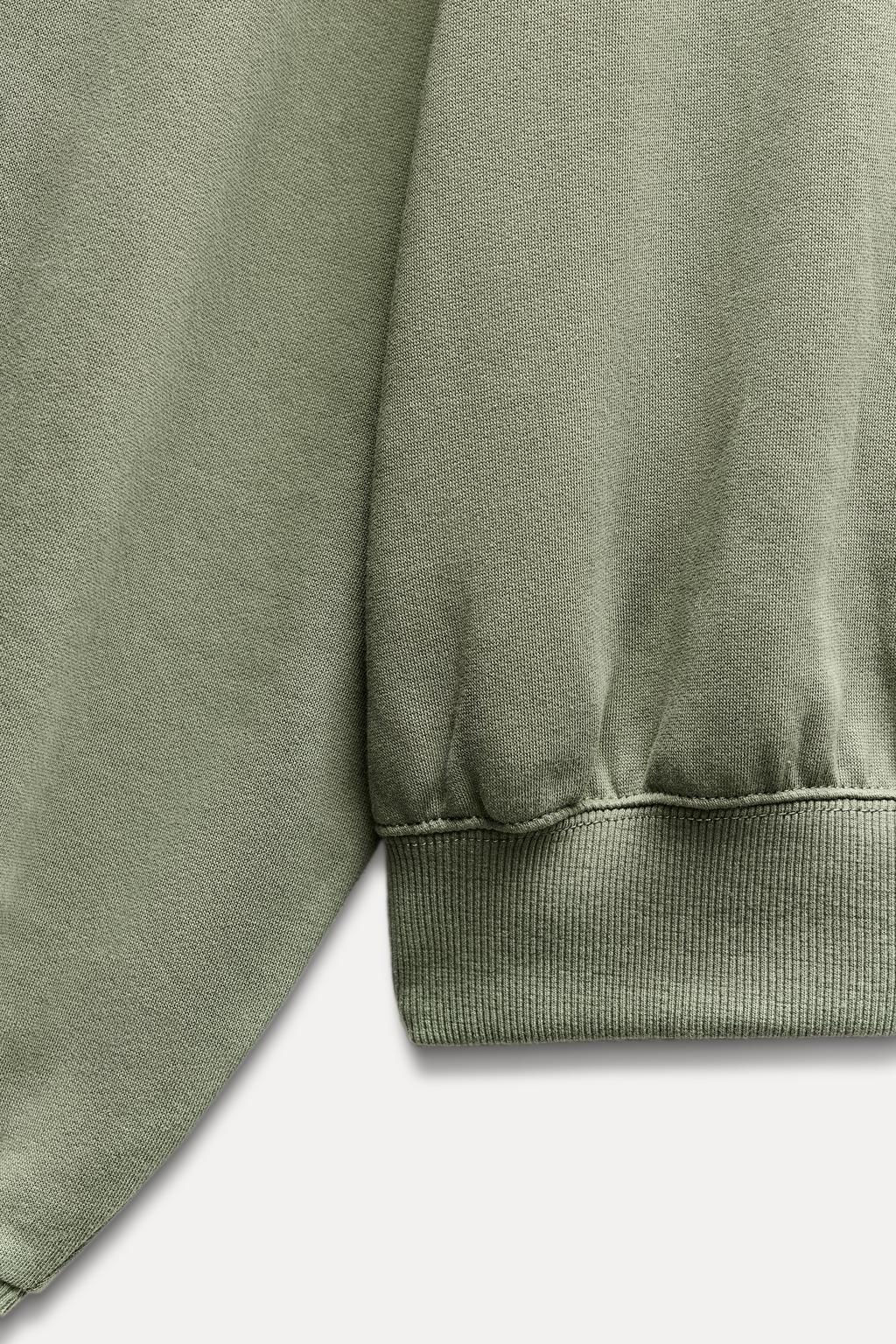 BASIC PLUSH SWEATSHIRT - Zara фото 16
