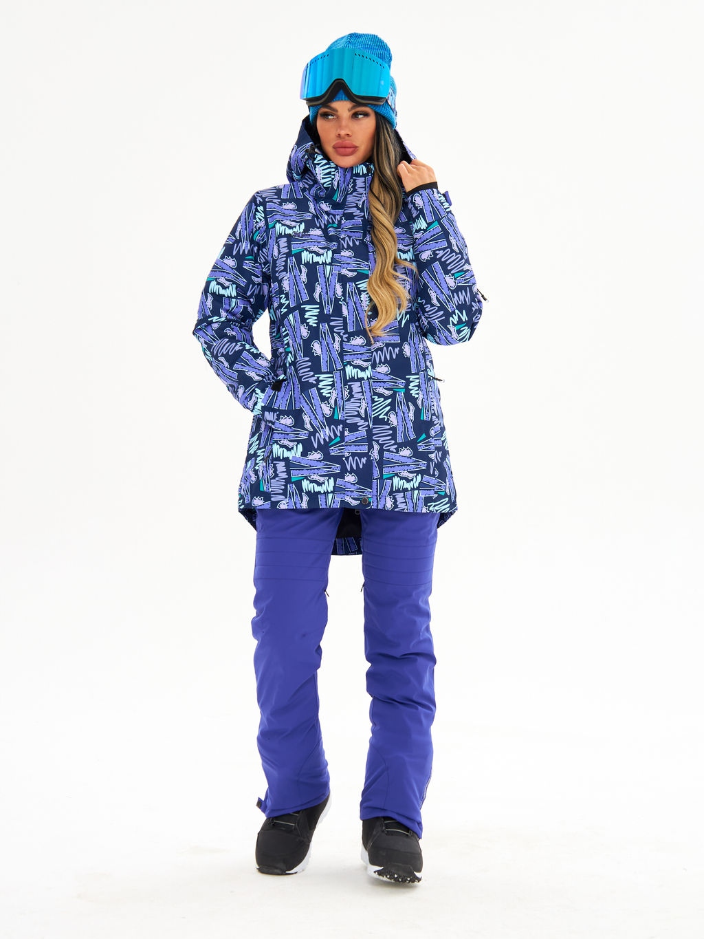 Женская горнолыжная сноубордическая куртка Alpha Endless Ultra Chaleur SNB 423/316_5 Разноцветный  фото 28