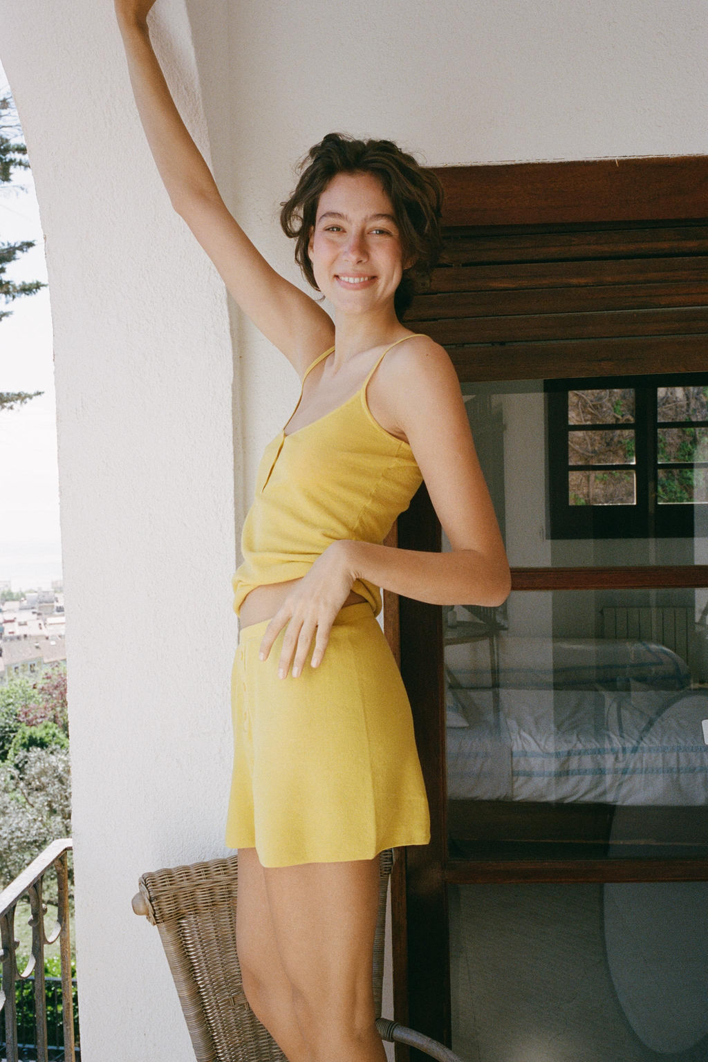 TOP PUNTO TIRANTES / Amarillo - Zara фото 2