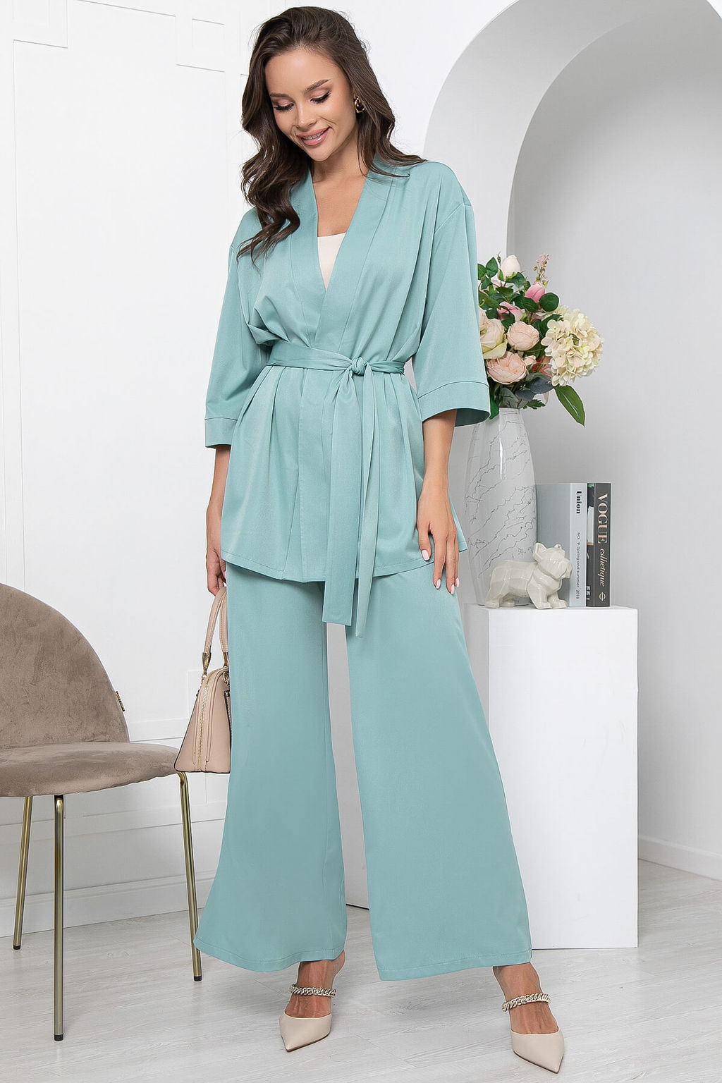 Костюм Зарина (морская волна) К6003 - Lt collection фото 4