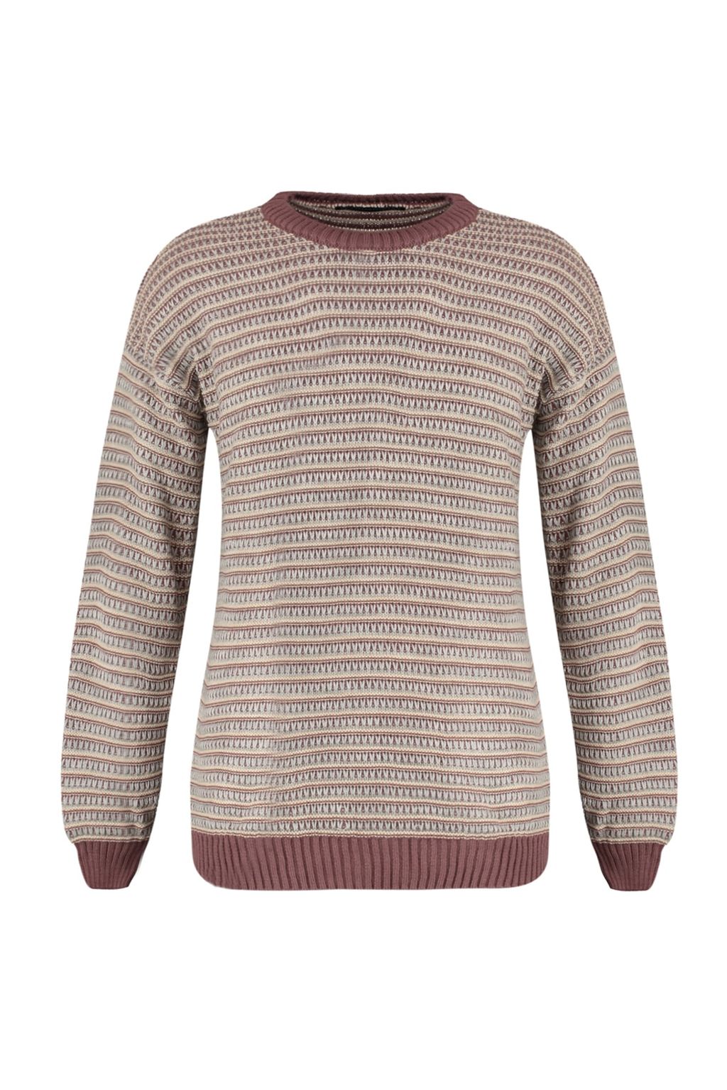 Trendyolmilla Man Camel Regular Bisiklet Yaka Jakarl? Kazak TMNAW22KZ0658  фото 13