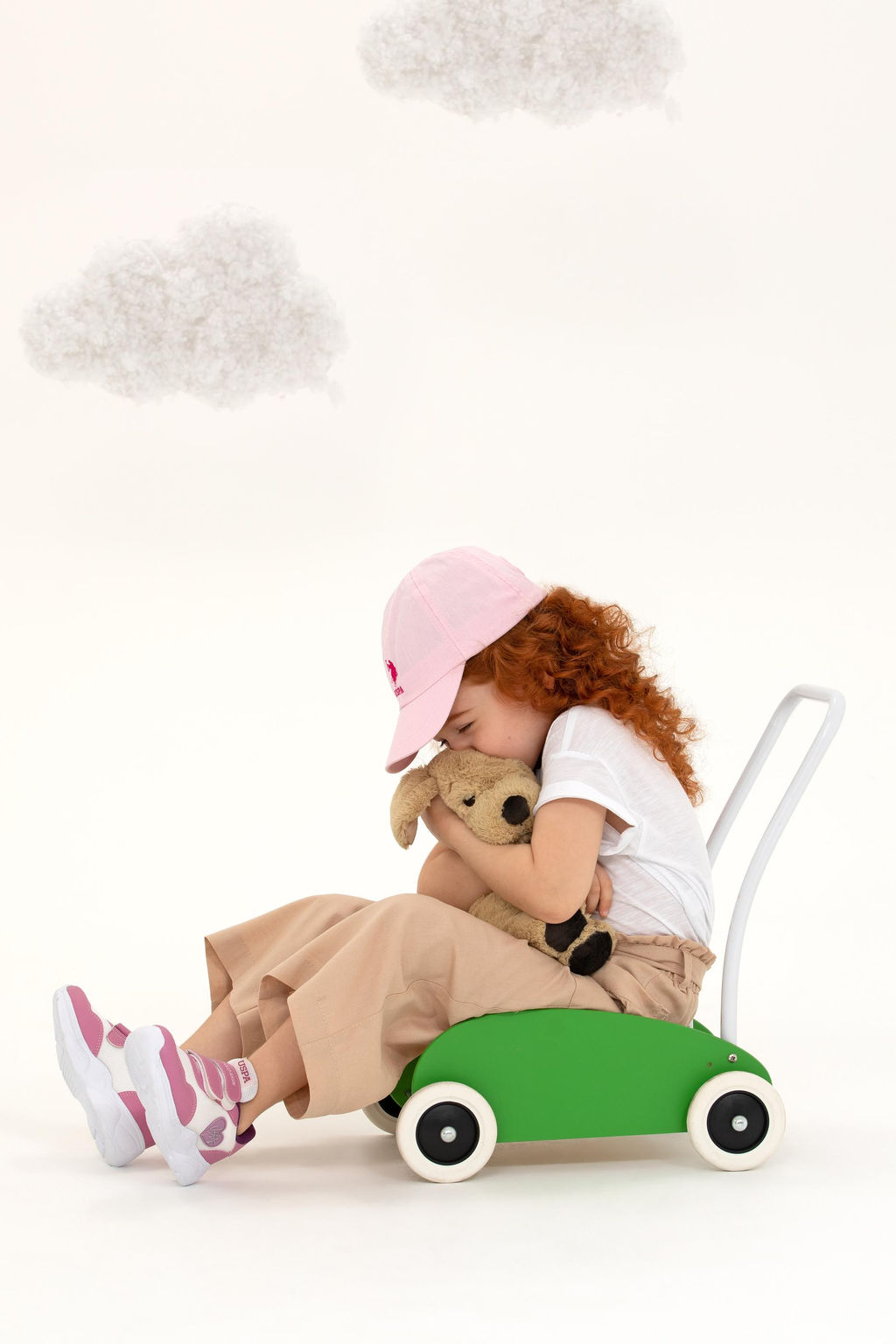 U. S. Polo Assn Брюки песочного цвета для девочек из парусины - U.s. polo assn фото 5