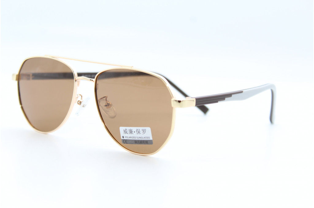 Солнцезащитные очки WILIBOLO (Polarized) 8019 57-16-144 С3 коричн.