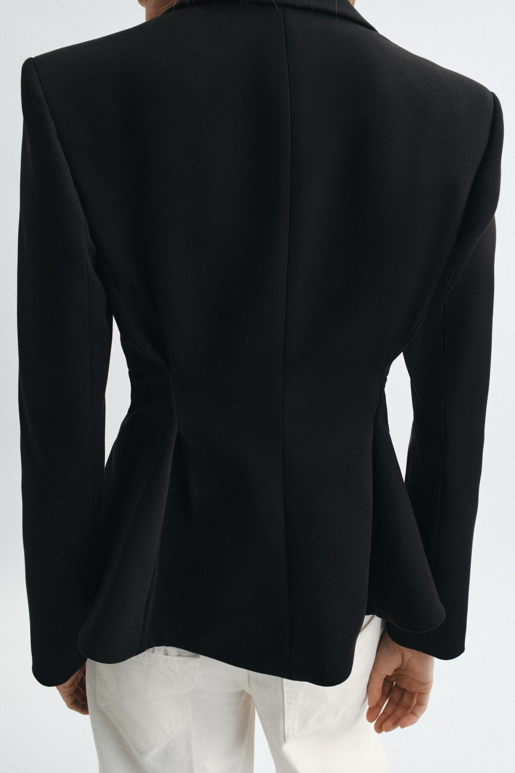 BLAZER PEPLUM ESTRUCTURA ZW COLLECTION / Negro - Zara фото 3