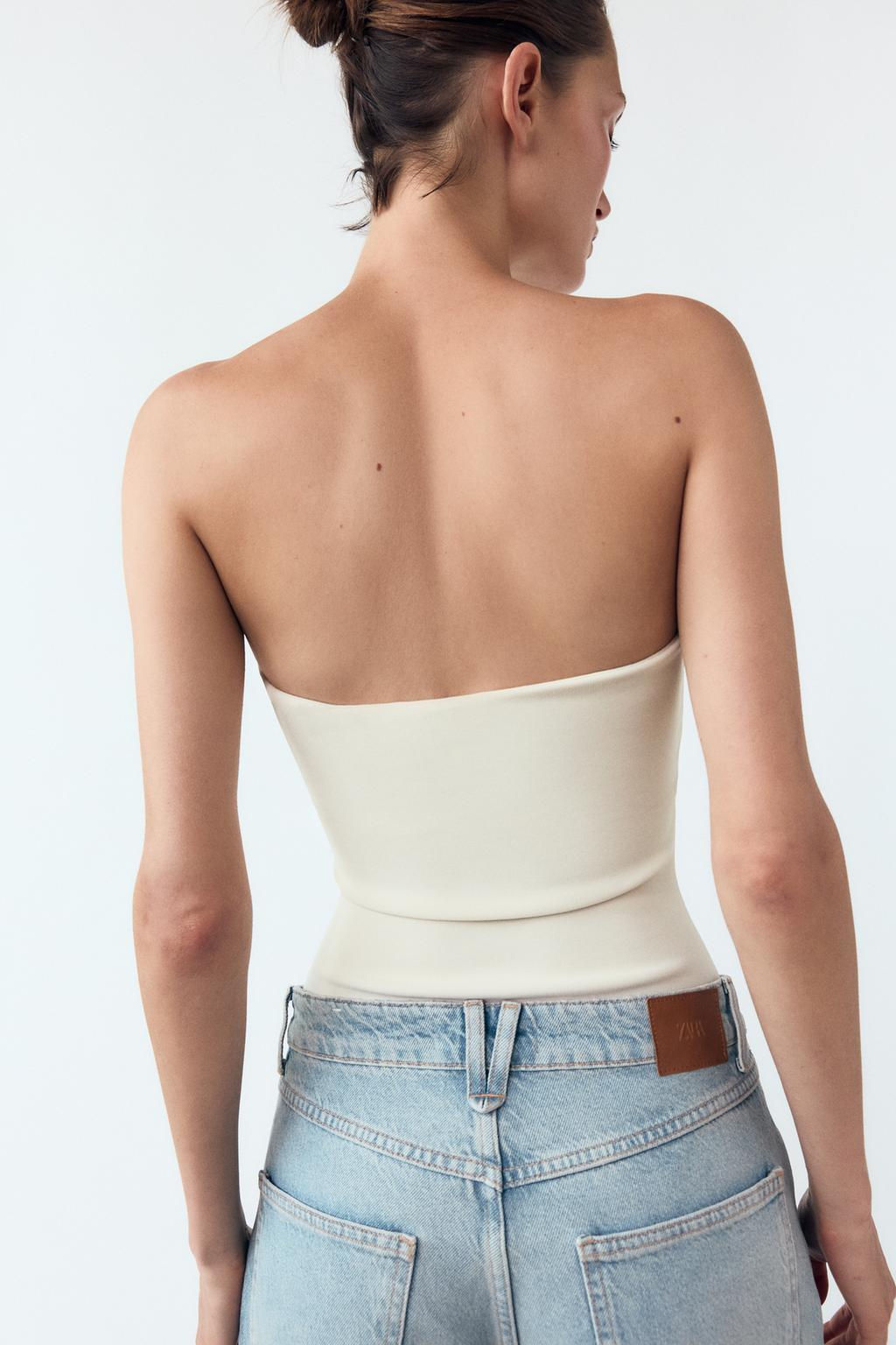 STRETCH BANDEAU BODYSUIT - Zara фото 11