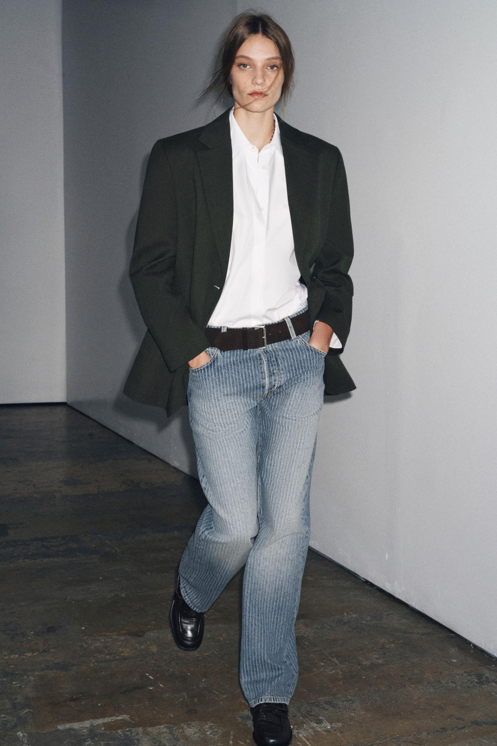 OVERSIZED WOOL BLAZER ZW COLLECTION - Zara фото 11