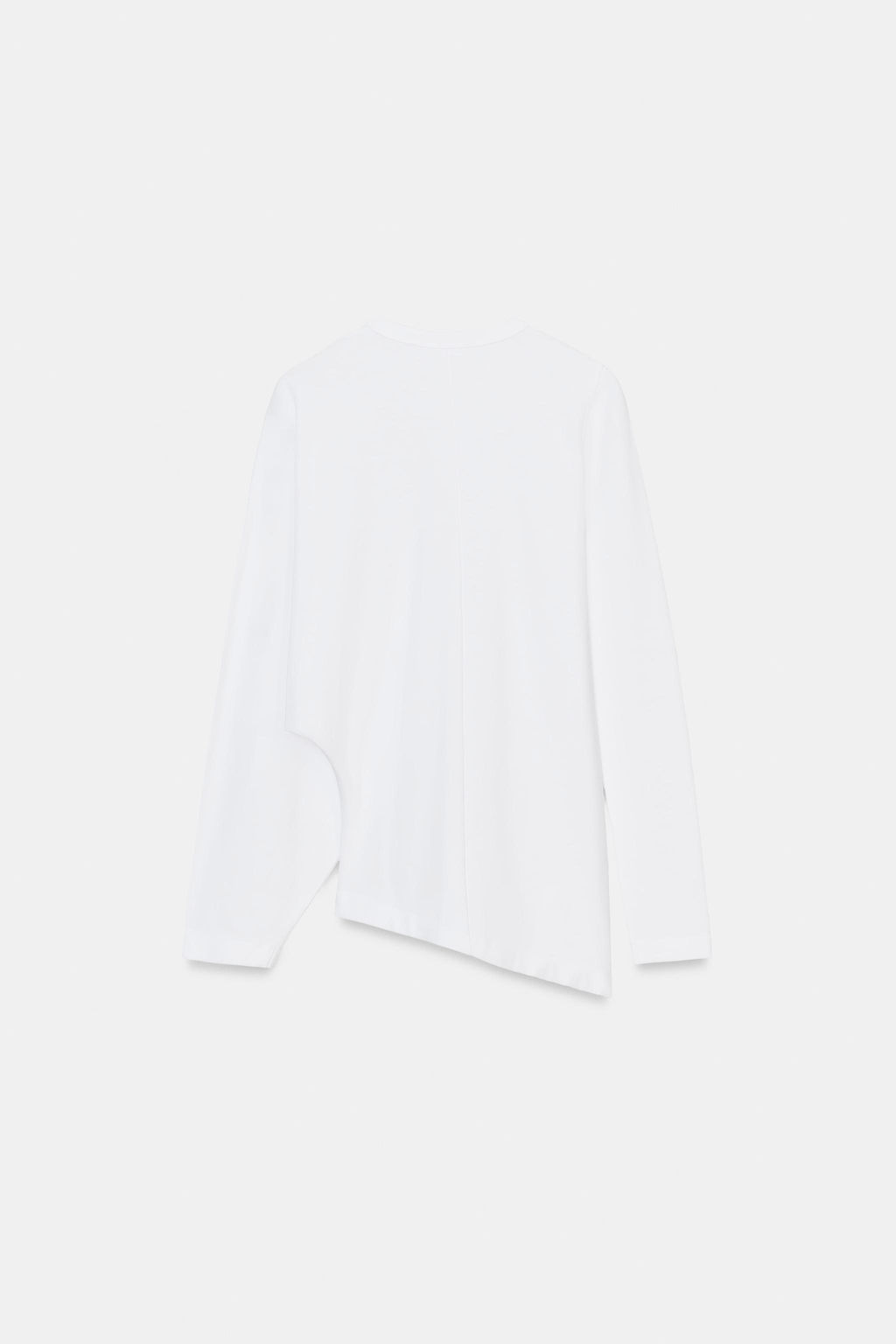 ASYMMETRIC LONG SLEEVE T-SHIRT - Zara фото 6