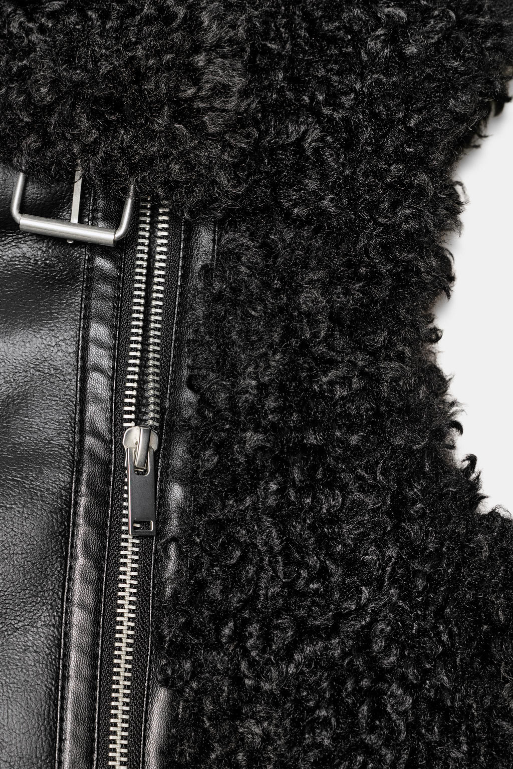 REVERSIBLE FAUX SHEARLING GILET ZW COLLECTION - Zara фото 5