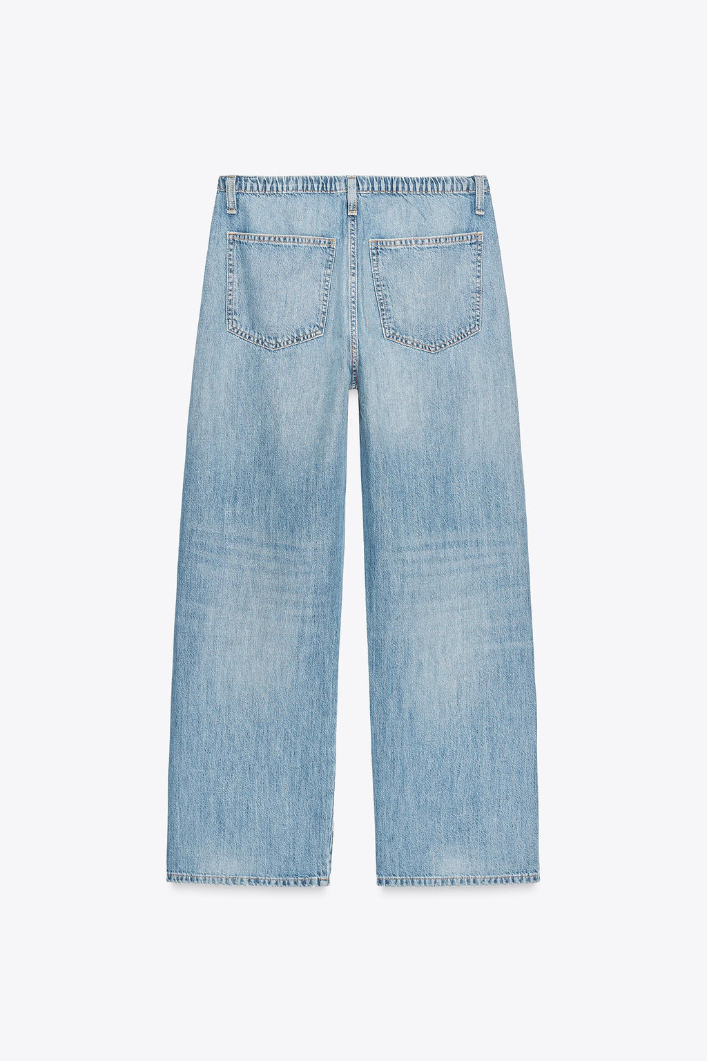 DRAWSTRING FLOWING TRF DENIM TROUSERS - Zara фото 4