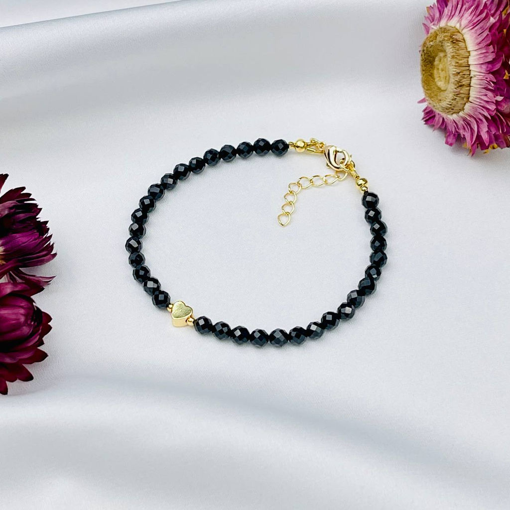 Браслет из Шпинели со вставкой Сердце - Радуга самоцветов фото 2