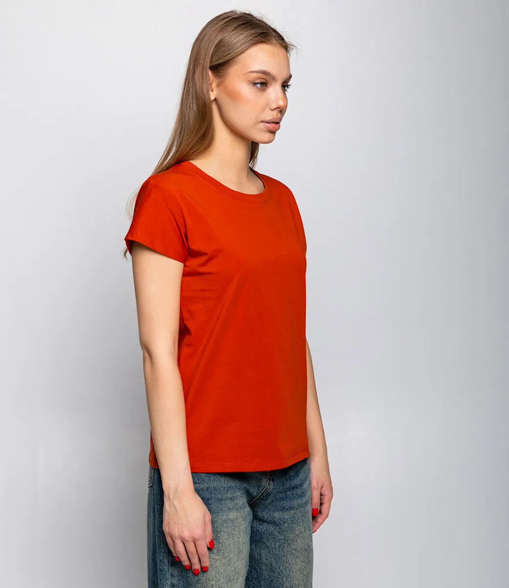 Футболка #КТ904 (1), терракотовый