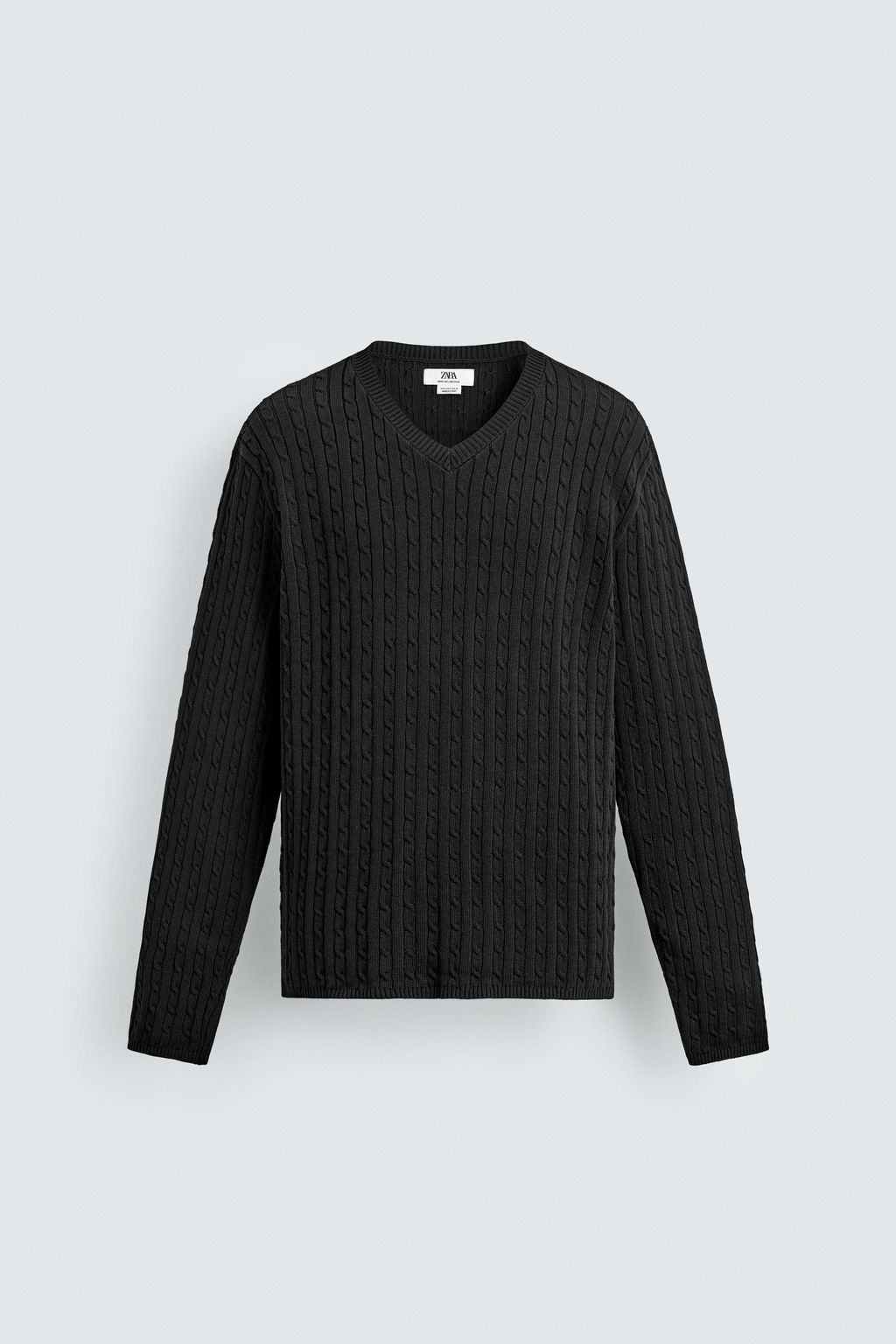 CABLE KNIT STRUCTURED JUMPER - Zara фото 15
