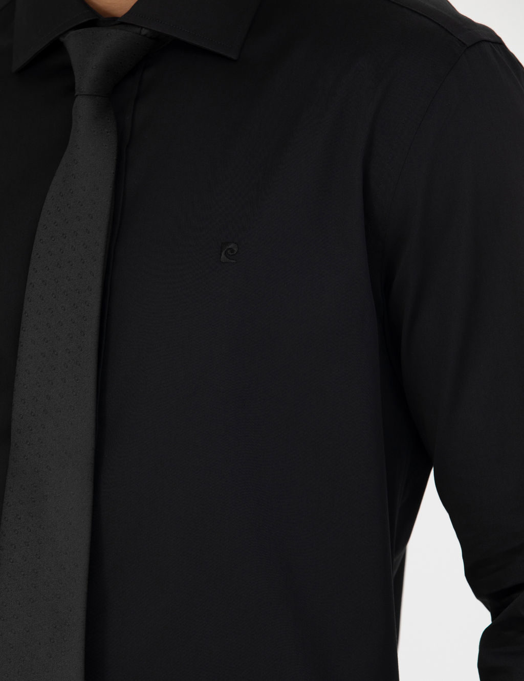 Siyah Slim Fit Uzun Kollu G_mlek