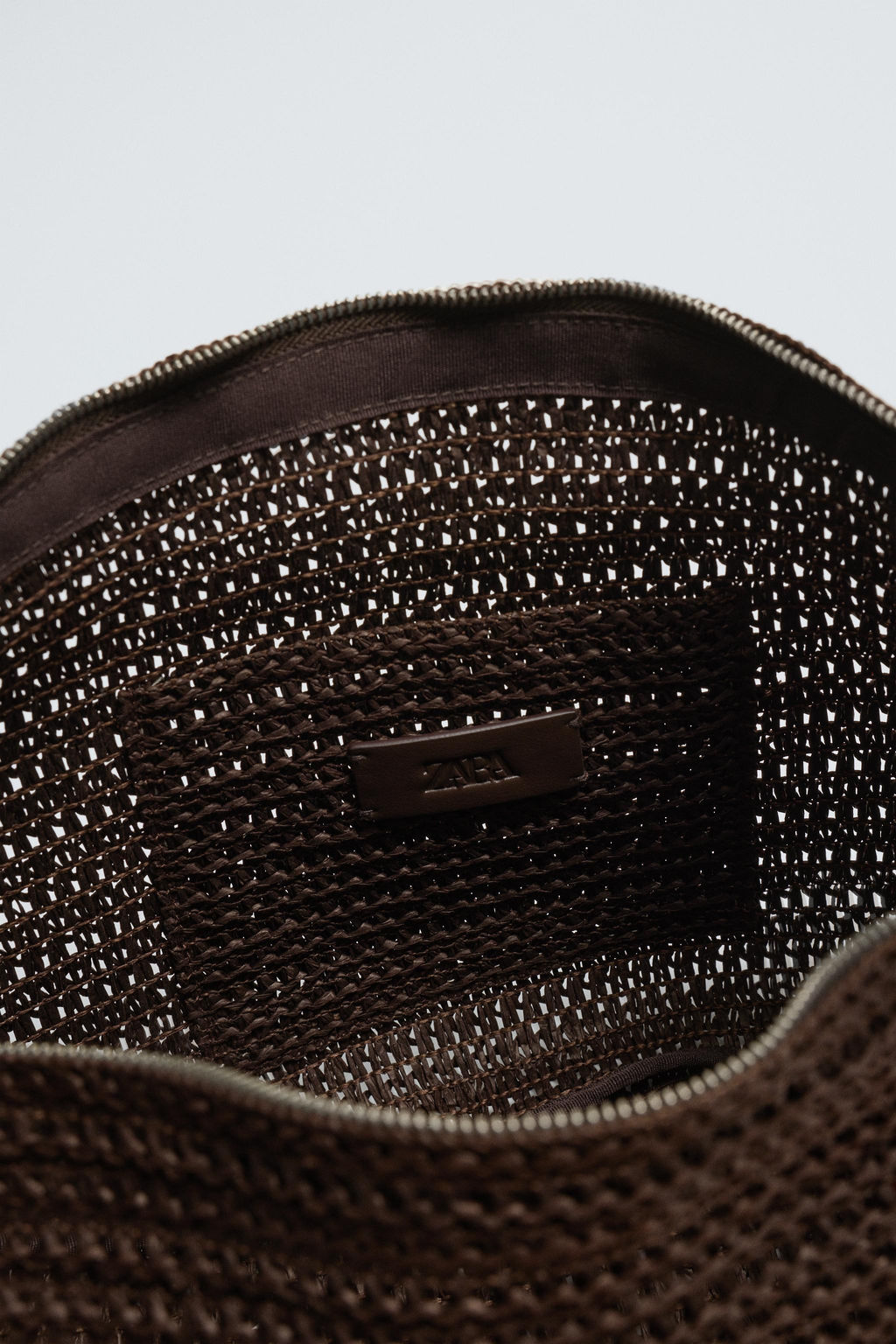 BOLSO DE HOMBRO TRENZADO / Marr?n - Zara фото 4