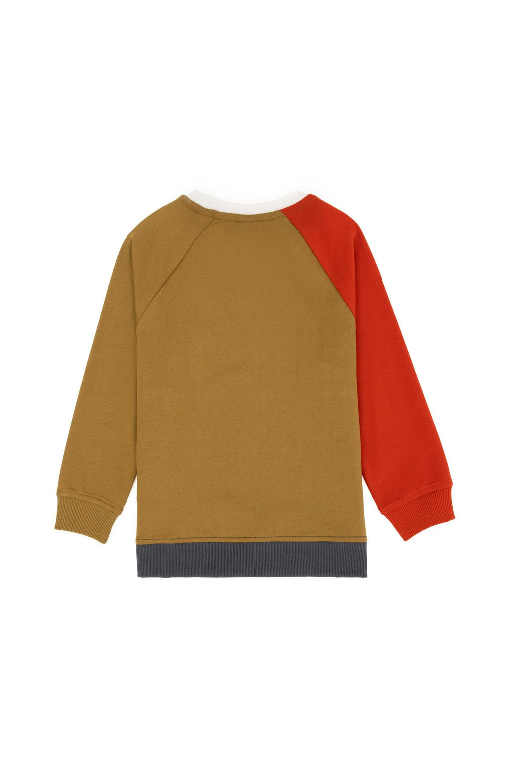 U. S. Polo Assn / Детский светлый свитшот цвета хаки с круглым вырезом - U.s. polo assn фото 5