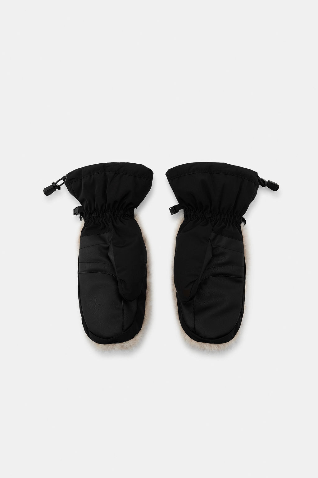 FAUX FUR POLARTEC® MITTENS SKI COLLECTION - Zara фото 3