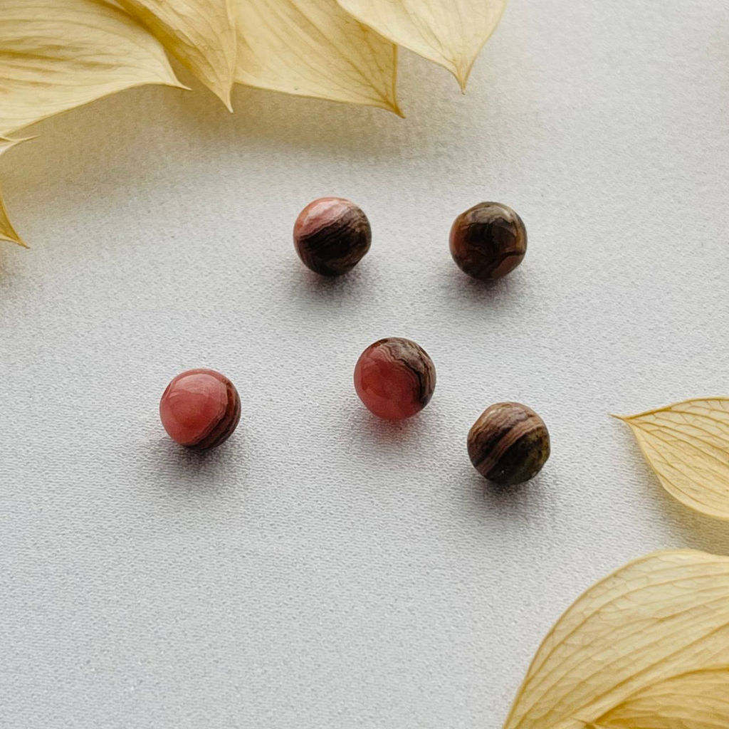 Бусины для украшений из Родохрозита (5 шт)