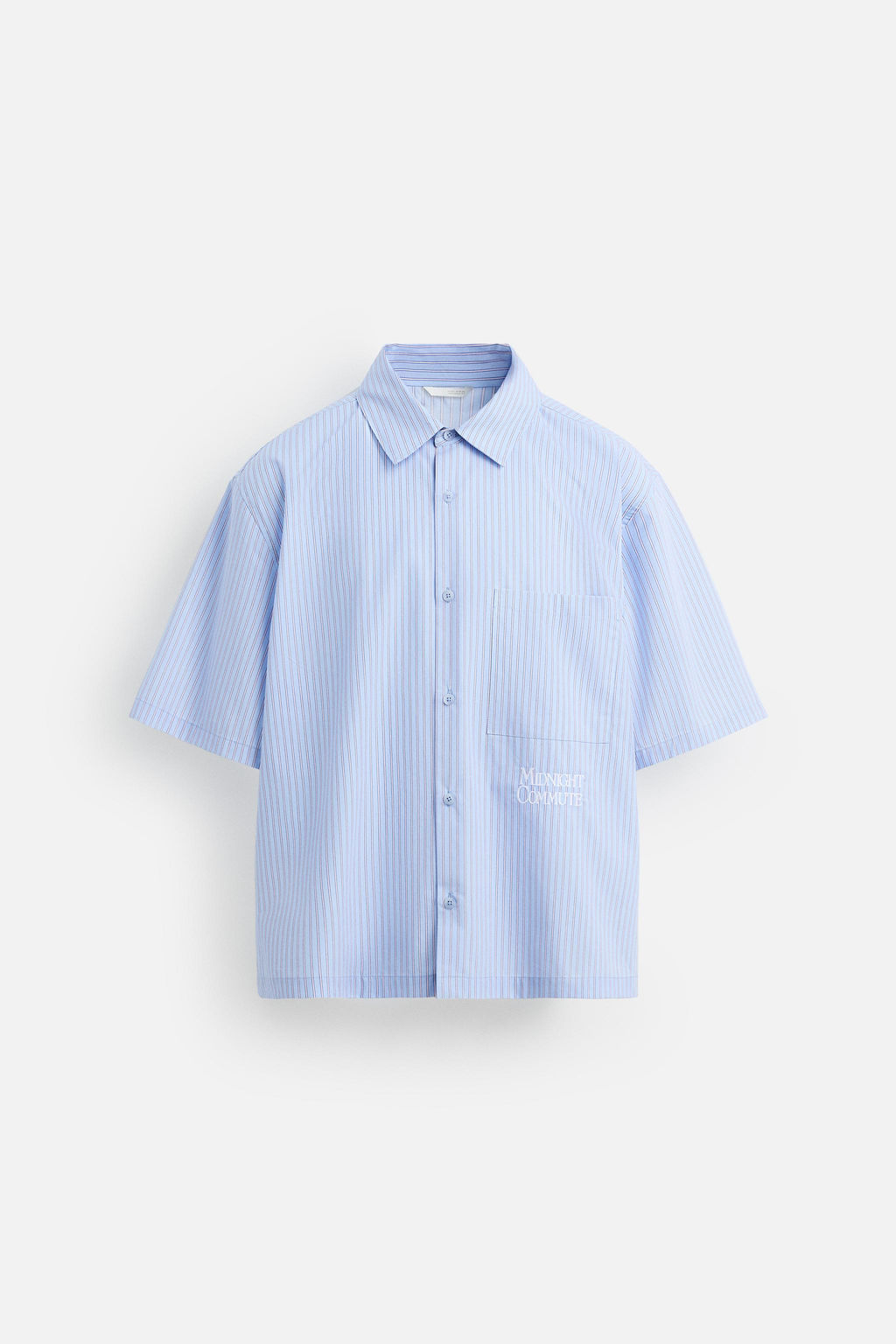 TEXT STRIPE SHIRT - Zara фото 7
