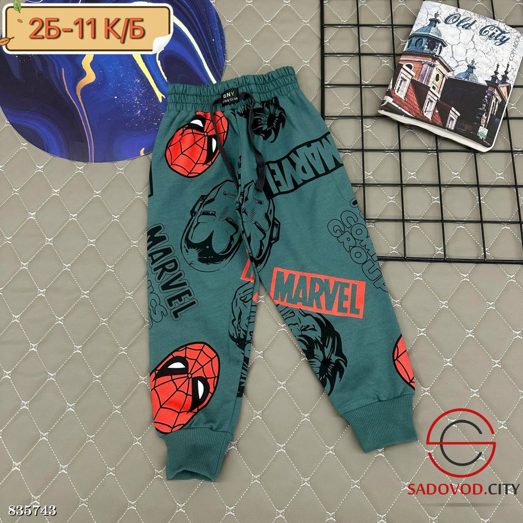Штаны спортивные с рисунком
