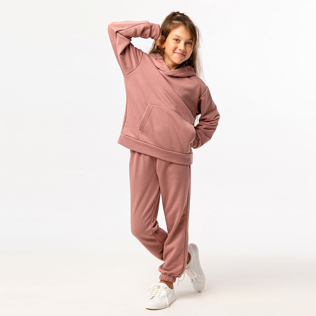 RODOS Толстовка для девочки М-268 Дымчатая роза