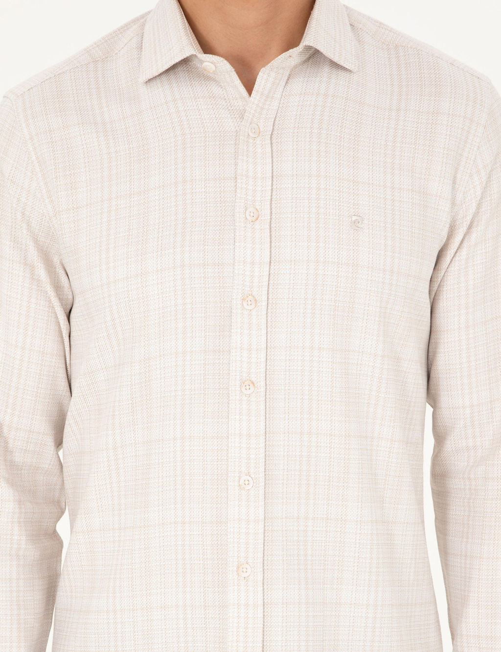 Bej Slim Fit Uzun Kollu G_mlek - Pierre cardin фото 6