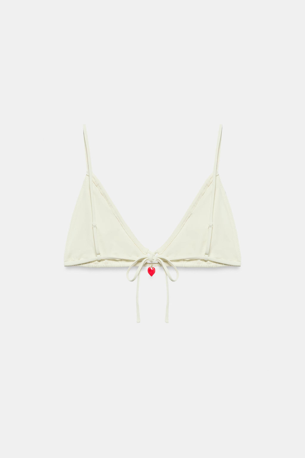 TOP BIKINI ABALORIO CORAZ?N / Crudo - Zara фото 9