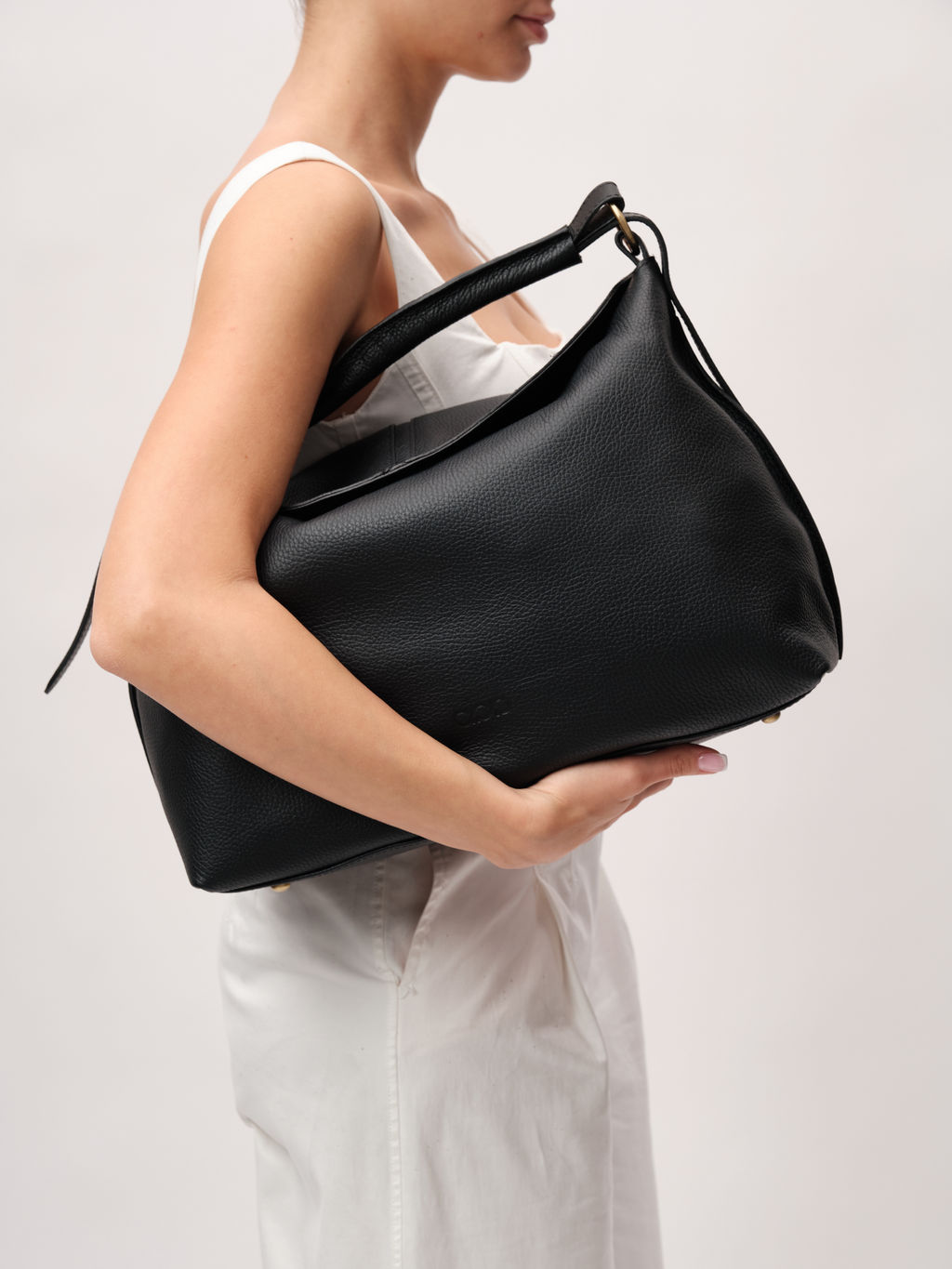 Кожаная сумка Andrea DBR 31374 черный фото 3