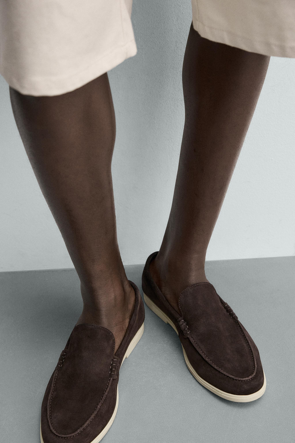 MOCAS?N PIEL CASUAL / Chocolate - Zara фото 3