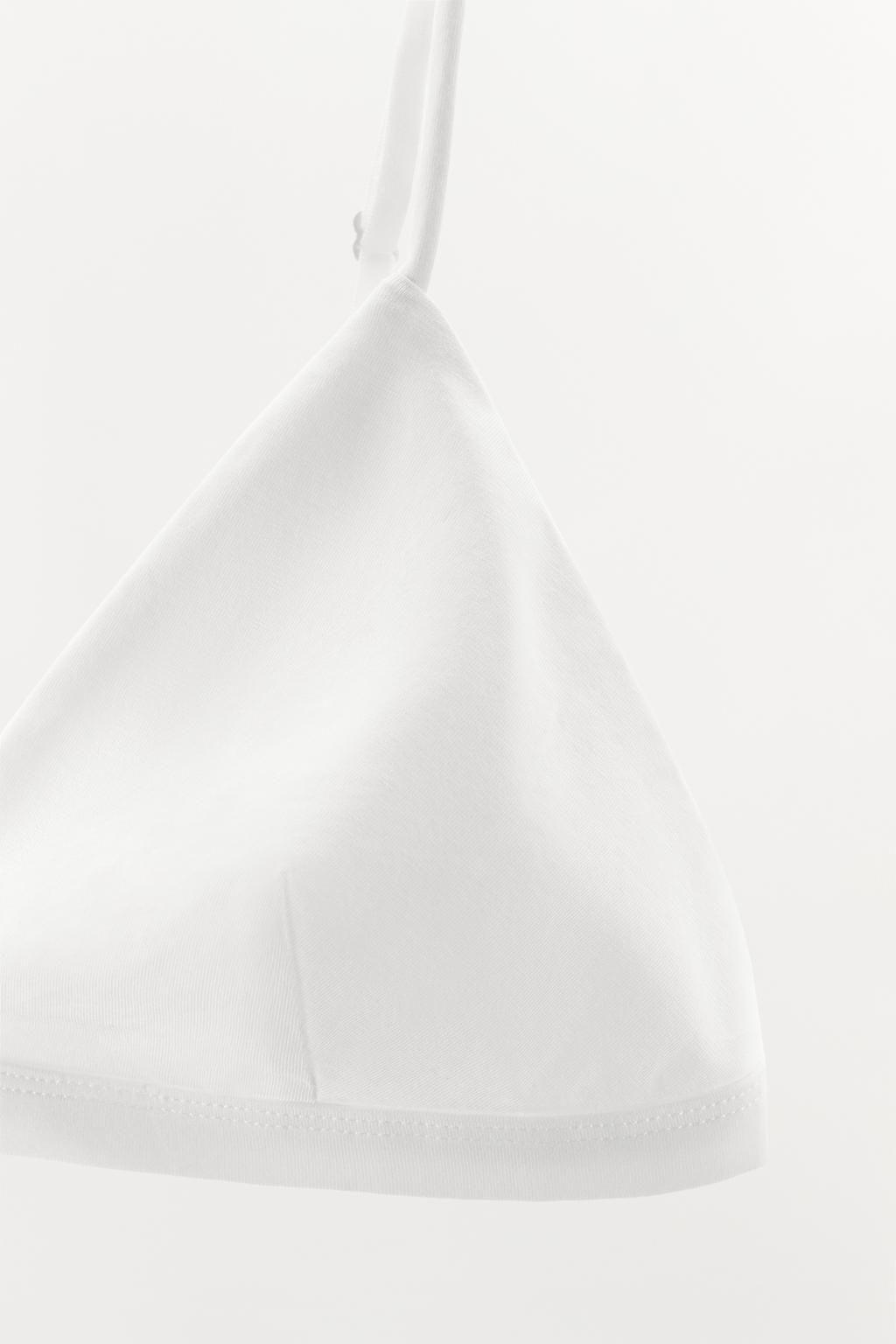 MODAL TRIANGLE BRALETTE - Zara фото 6