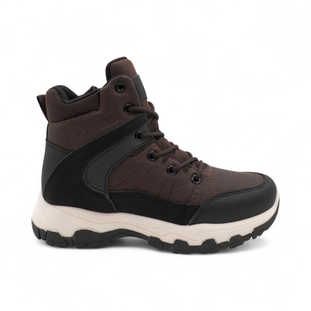 Кроссовки зимние на меху 1901-29 коричневые - Sport фото 2