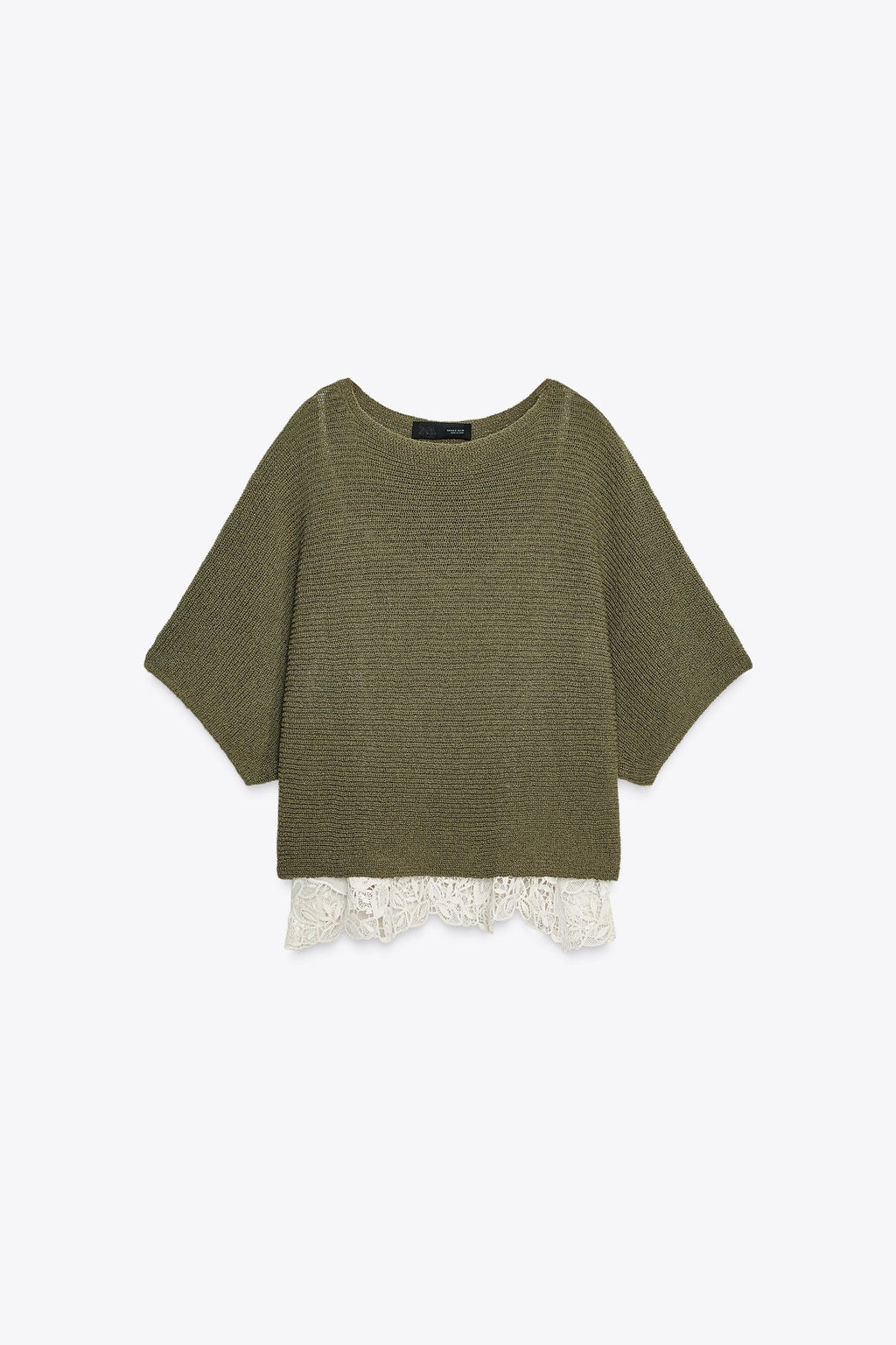 CONTRAST KNIT SWEATER - Zara фото 11