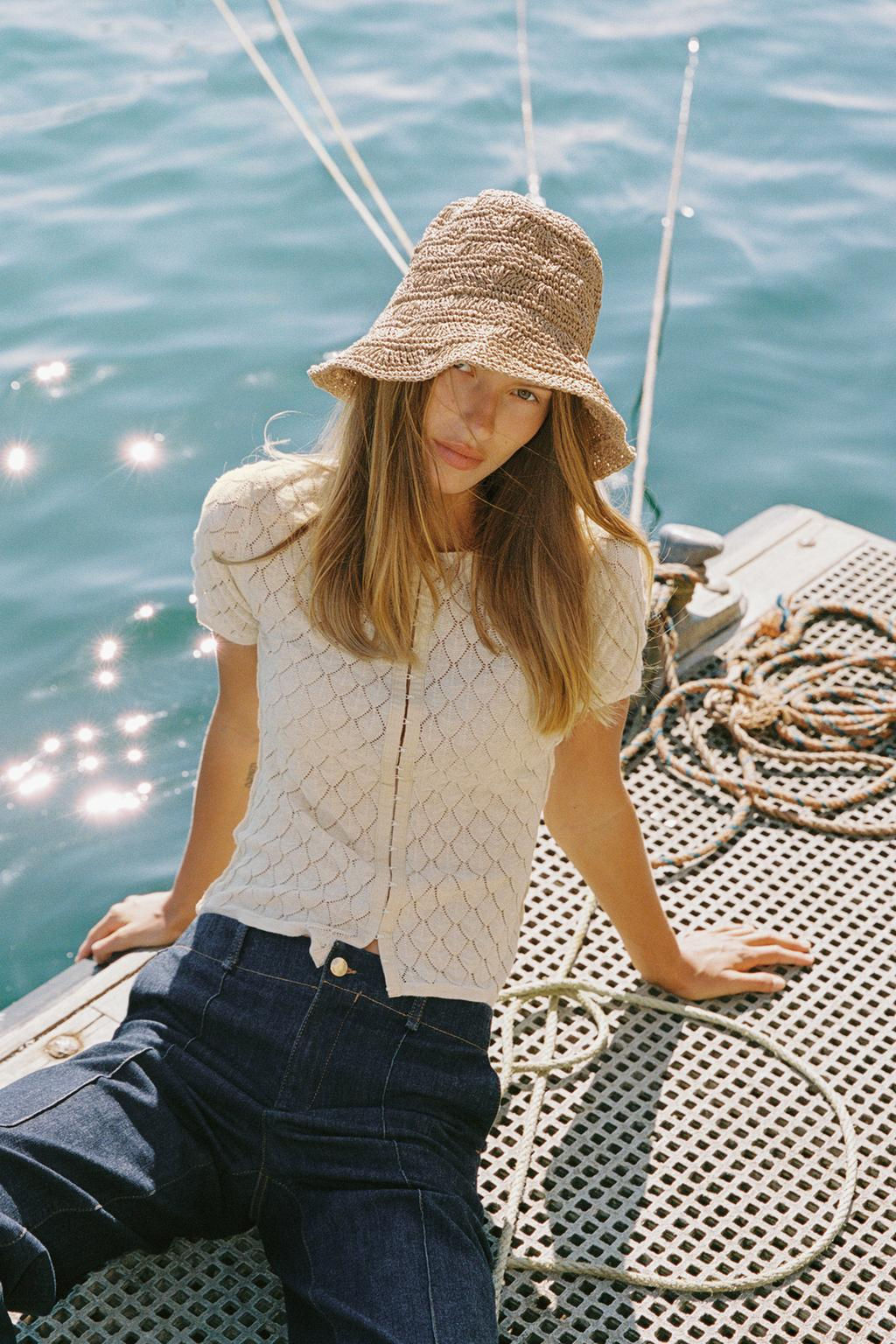 TEXTURED KNIT TOP - Zara фото 8