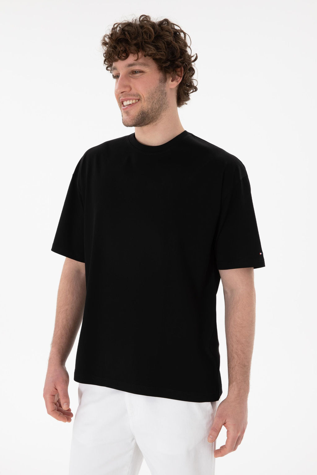 Erkek Comfort Fit Bisiklet Yaka Siyah Merserize Basic Ti__rt Sepette S_rpriz _ndirim - U.s. polo assn фото 2