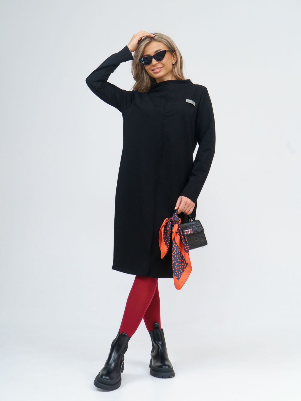 854 Платье "черный"