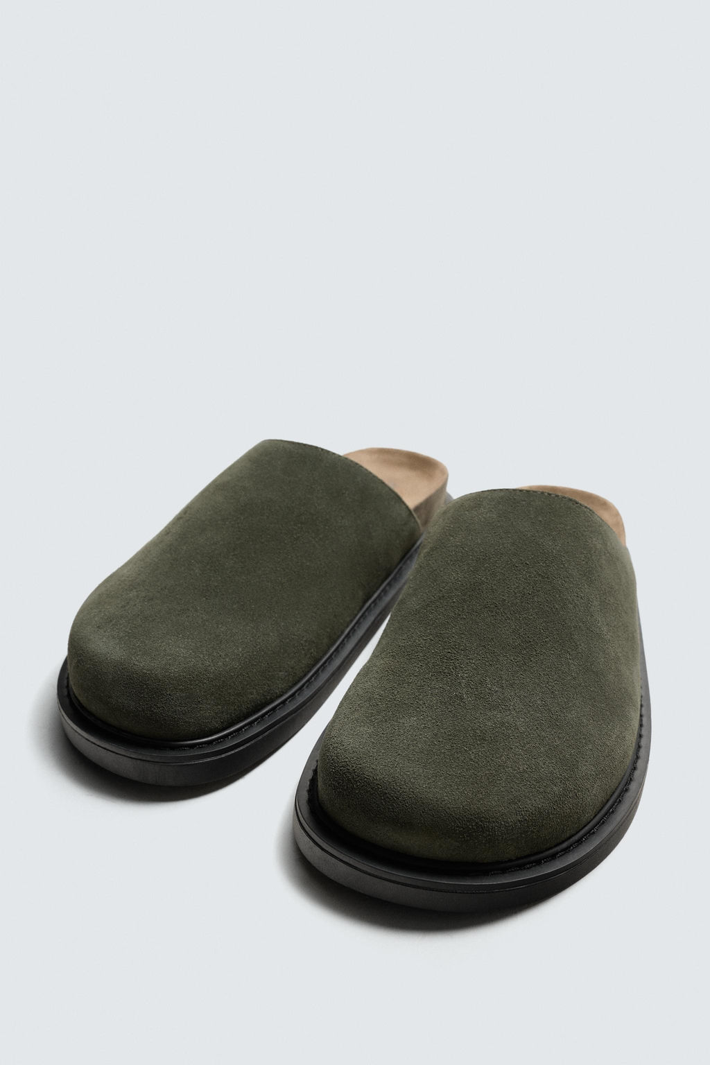 ZUECO PIEL / Verde agua - Zara фото 2