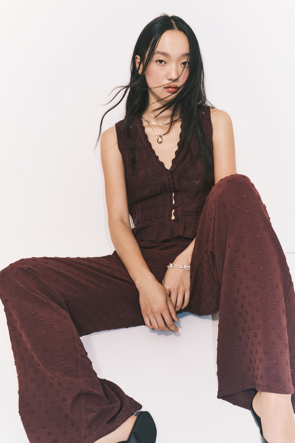 Chaleco en punto pointelle - H&m фото 2