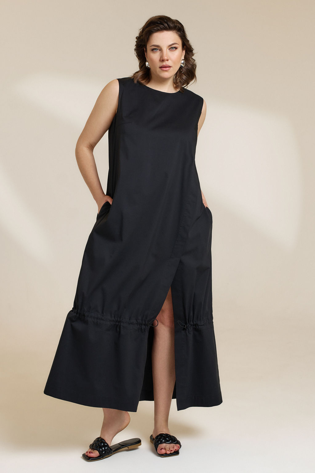 Платье 0856 черный - Diliafashion фото 3