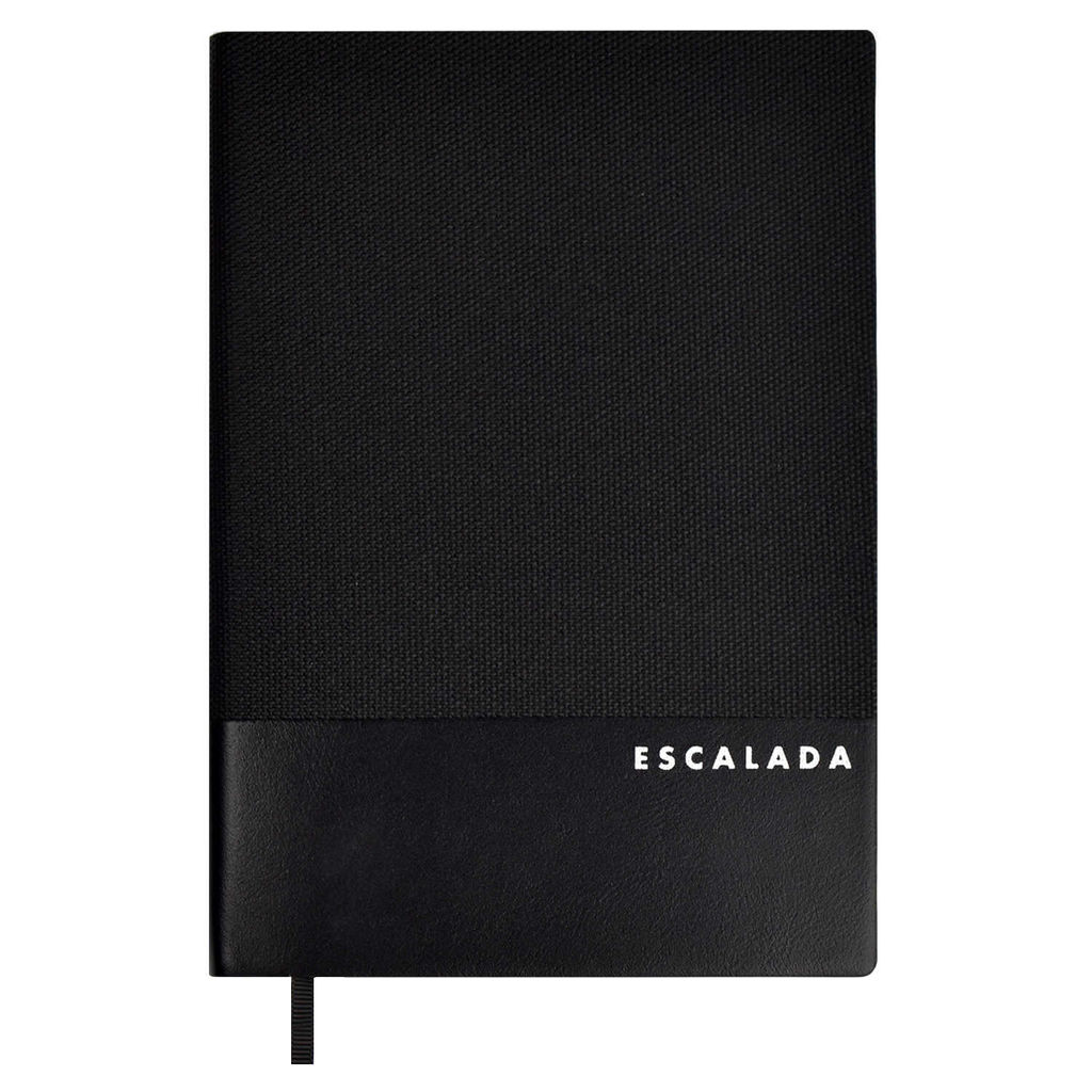 Ежедневник недатированный ESCALADA, А5, 160 л., арт. 63990/ 15 ПИКЕ ЧЁРНЫЙ