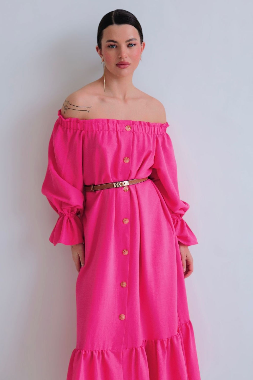 Martichelli Платье розовое  фото 5