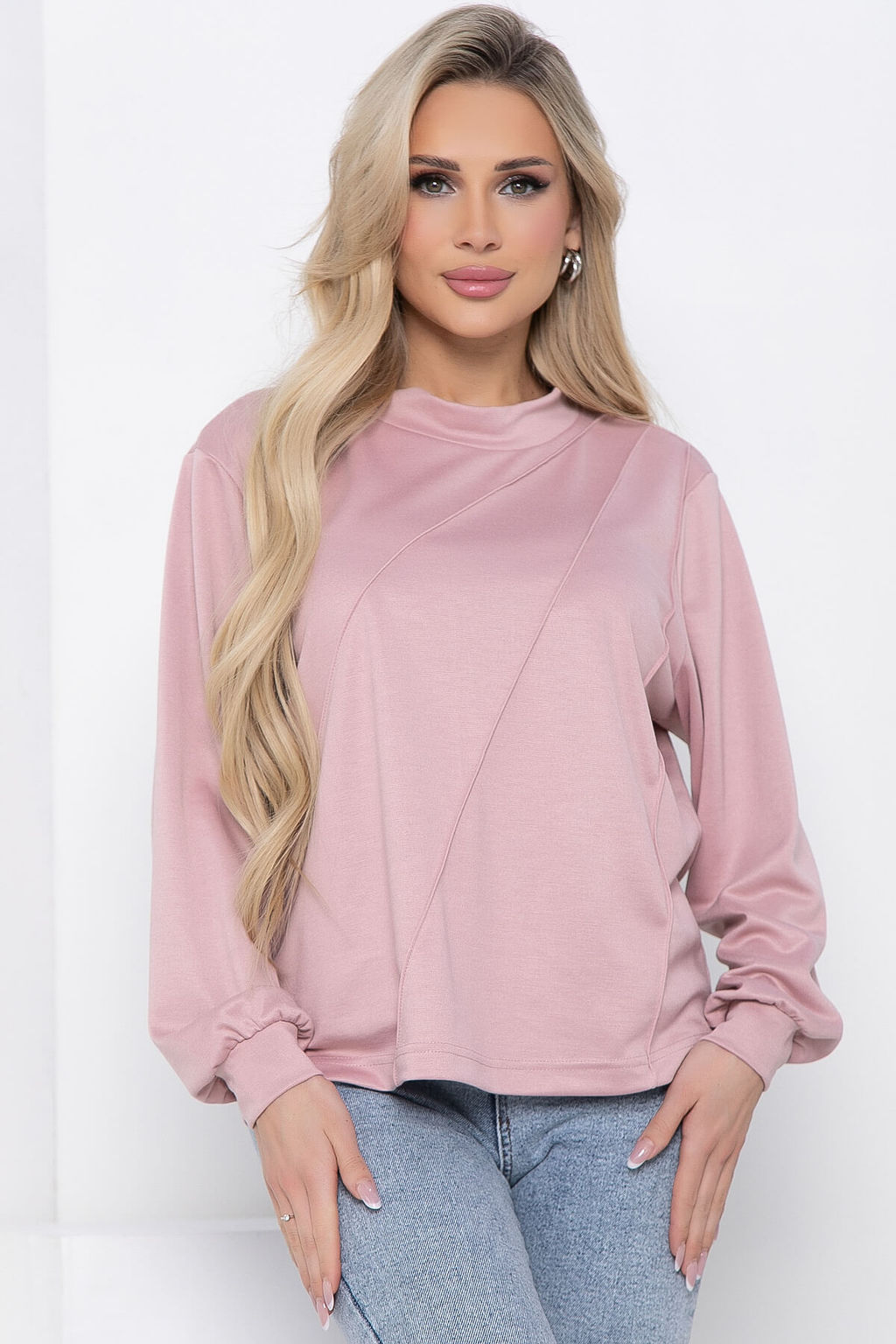 Джемпер Викки (пыльная роза) Б8578 - Lt collection фото 13