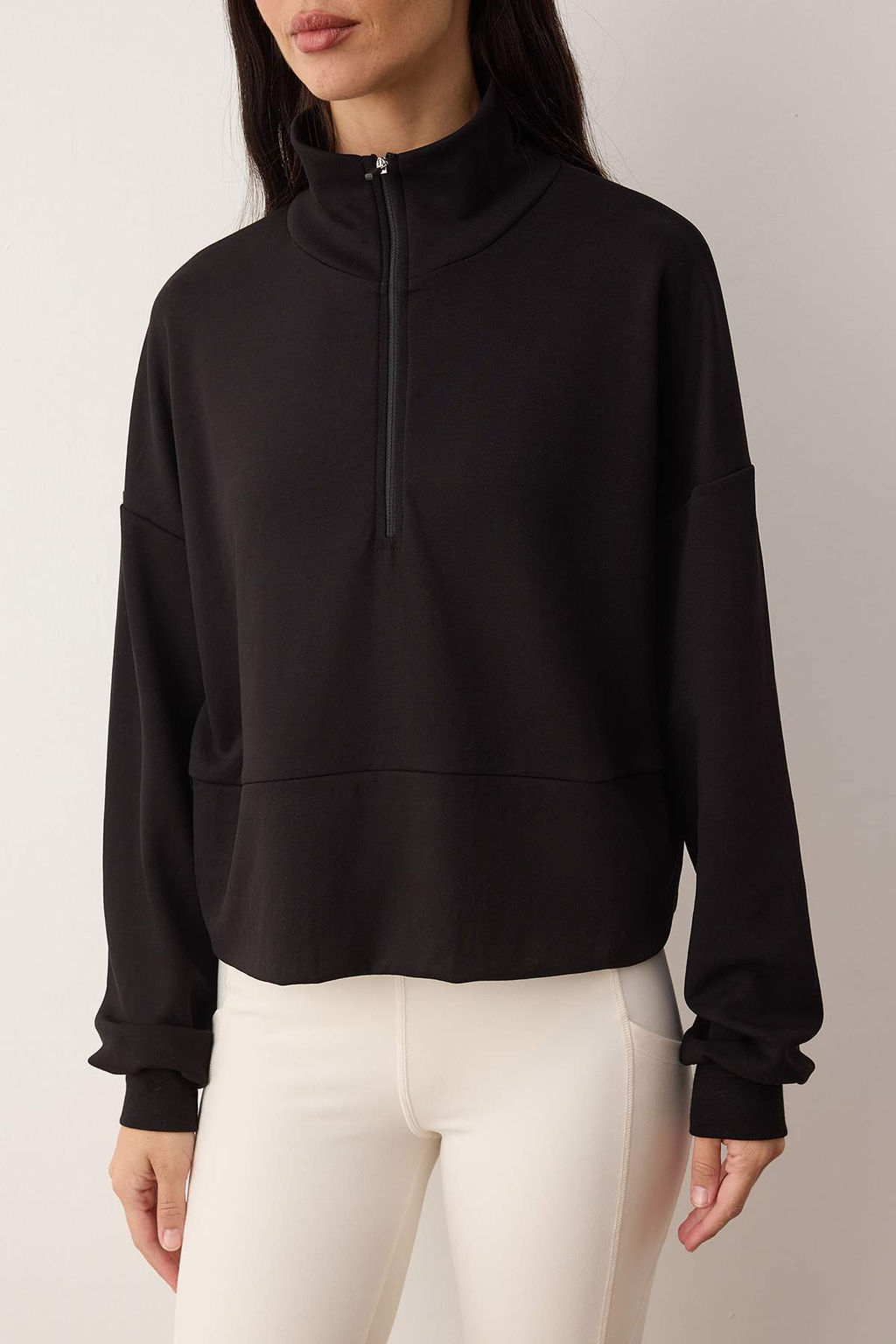 Siyah Fermuarl? Spor Orme Sweatshirt THMAW26SW00005